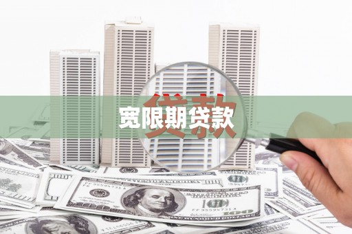 九原宽限期贷款