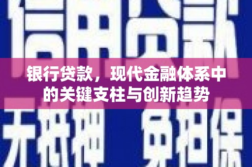 九原银行贷款，现代金融体系中的关键支柱与创新趋势