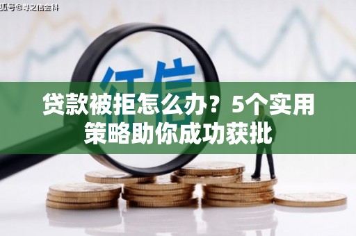 九原贷款被拒怎么办？5个实用策略助你成功获批