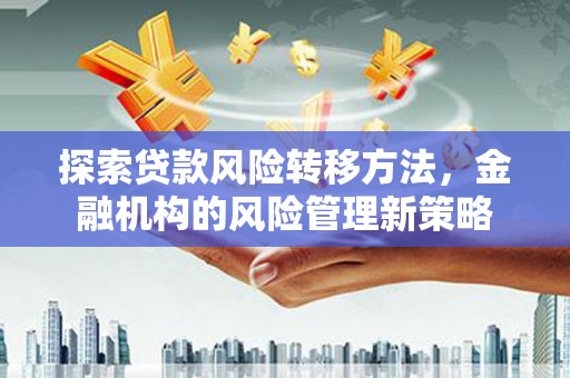 九原探索贷款风险转移方法，金融机构的风险管理新策略