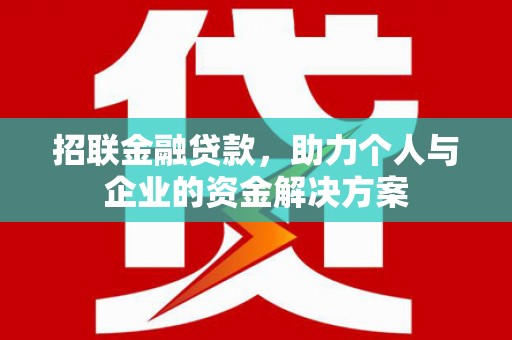 九原招联金融贷款，助力个人与企业的资金解决方案