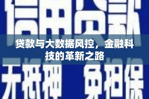 九原贷款与大数据风控，金融科技的革新之路