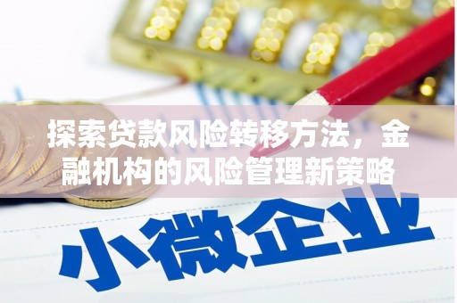 九原探索贷款风险转移方法，金融机构的风险管理新策略
