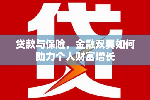 九原贷款与保险，金融双翼如何助力个人财富增长