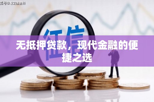 九原无抵押贷款，现代金融的便捷之选