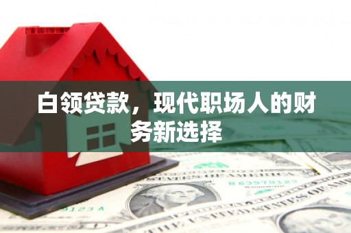 九原白领贷款，现代职场人的财务新选择