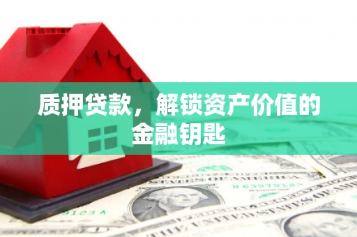九原质押贷款，解锁资产价值的金融钥匙