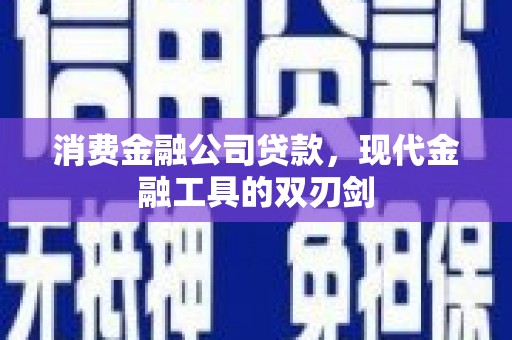九原消费金融公司贷款，现代金融工具的双刃剑