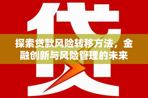 九原探索贷款风险转移方法，金融创新与风险管理的未来