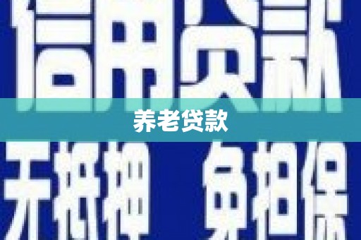 九原养老贷款