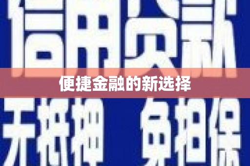九原便捷金融的新选择