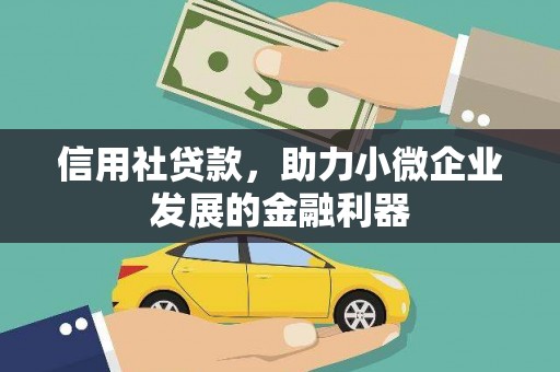 九原信用社贷款，助力小微企业发展的金融利器