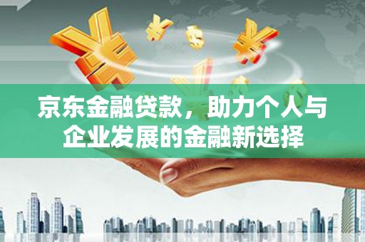 九原京东金融贷款，助力个人与企业发展的金融新选择