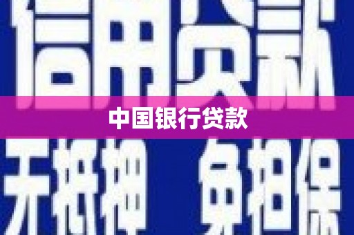 九原中国银行贷款
