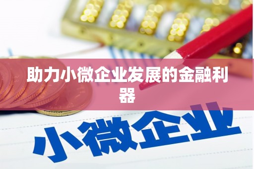 九原助力小微企业发展的金融利器