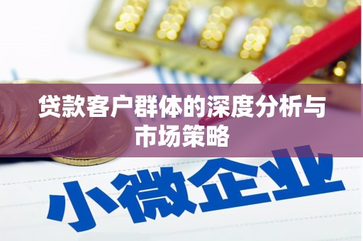 九原贷款客户群体的深度分析与市场策略