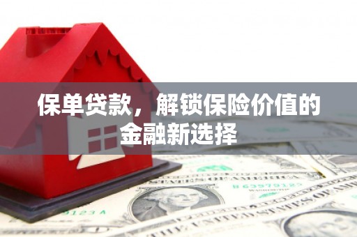 九原保单贷款，解锁保险价值的金融新选择
