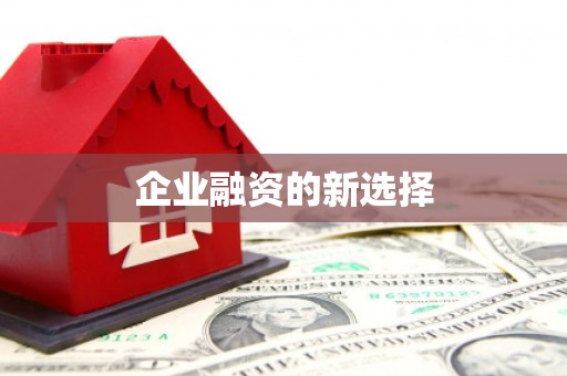 九原企业融资的新选择