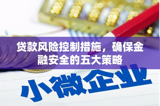 九原贷款风险控制措施，确保金融安全的五大策略