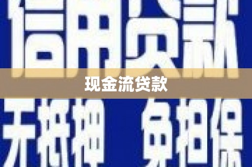 九原现金流贷款