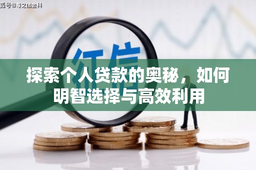 九原探索个人贷款的奥秘，如何明智选择与高效利用