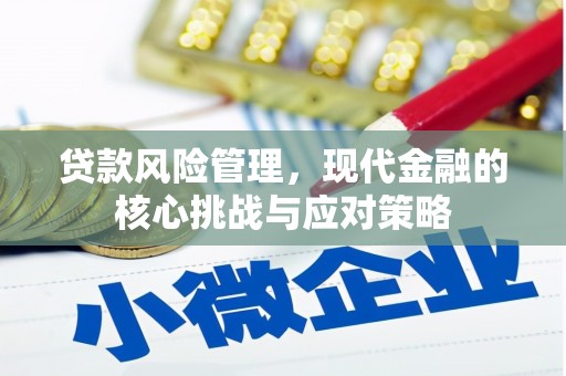 九原贷款风险管理，现代金融的核心挑战与应对策略
