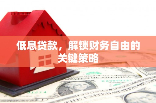九原低息贷款，解锁财务自由的关键策略