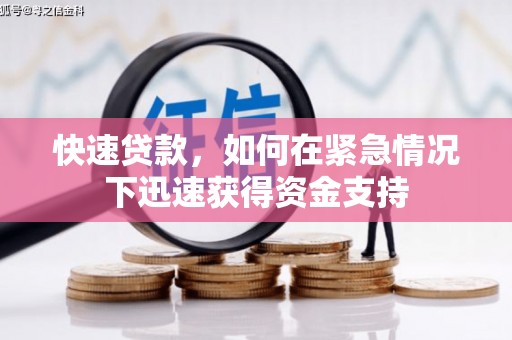 九原快速贷款，如何在紧急情况下迅速获得资金支持