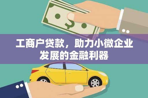 九原工商户贷款，助力小微企业发展的金融利器