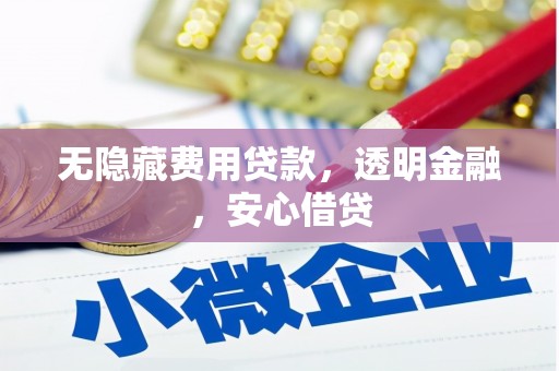 九原无隐藏费用贷款，透明金融，安心借贷