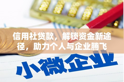 九原信用社贷款，解锁资金新途径，助力个人与企业腾飞