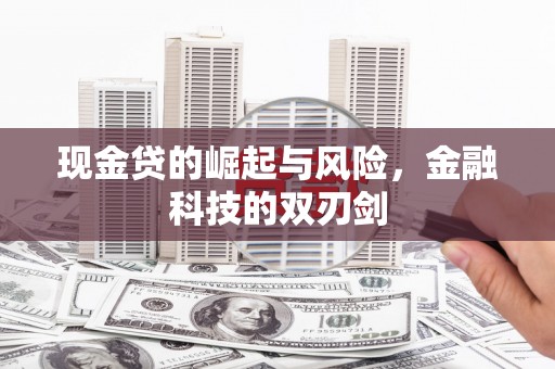 九原现金贷的崛起与风险，金融科技的双刃剑