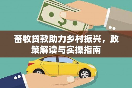 九原畜牧贷款助力乡村振兴，政策解读与实操指南