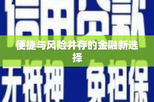 九原便捷与风险并存的金融新选择