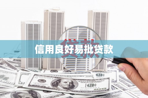 九原信用良好易批贷款