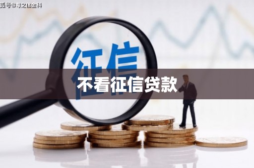 九原不看征信贷款