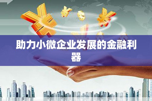 九原助力小微企业发展的金融利器