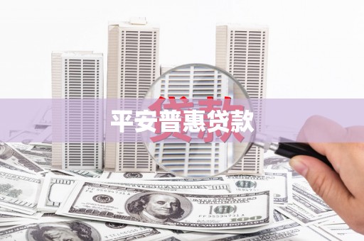 九原平安普惠贷款