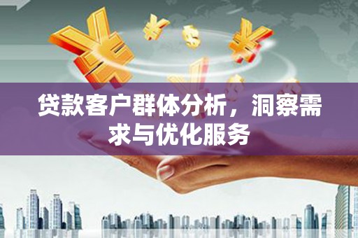 九原贷款客户群体分析，洞察需求与优化服务